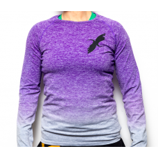 Purple Fade Out Long Sleeve Top